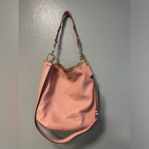 Coach Blush Pink Leather Bag